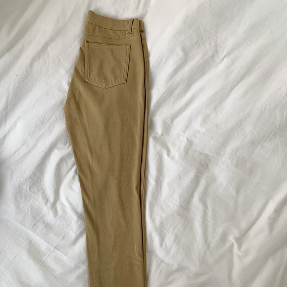 Khaki stretch denim - Picture 1 of 6